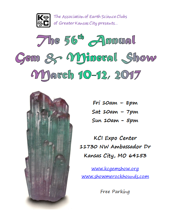 spring 2017 kansas city gem and mineral show tourmaline