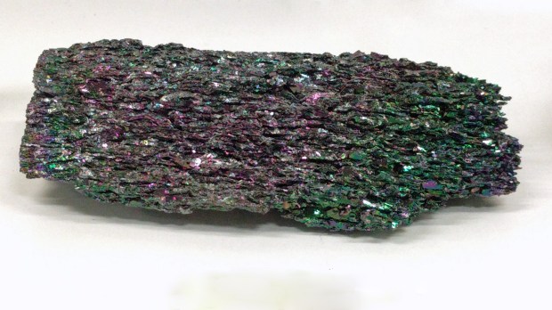 iridescent purple and green silicon carbide