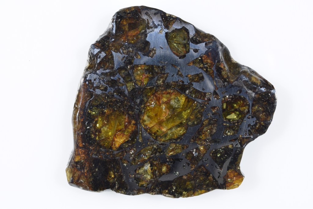 ADMIRE PALLASITE METEORITE - SLAB